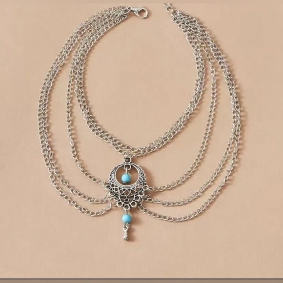 BOHO VINTAGE STYLE ANKLE BRACELET - Picture 3 of 5